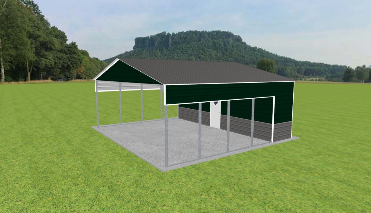 Carport with Storage 28 x 25 x 10 — photo 1