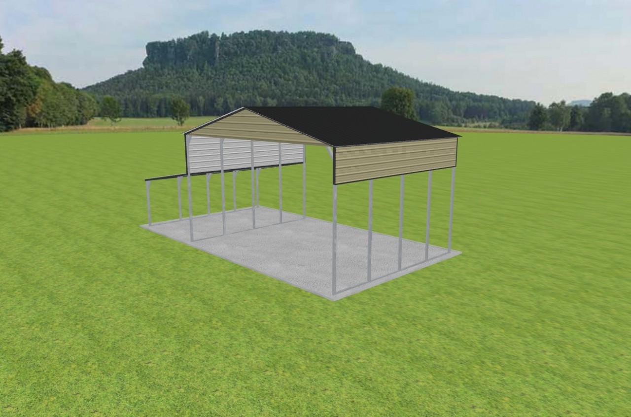 3 Car Carport 26 x 20 x 14 — photo 1