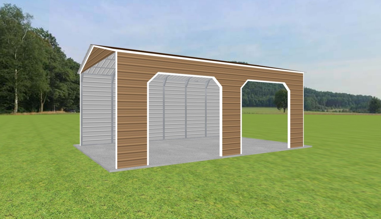 2 Car Carport 20 x 30 x 12 — photo 1