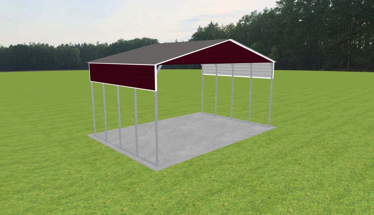 3 Car Carport 30 x 20 x 14 — photo 1