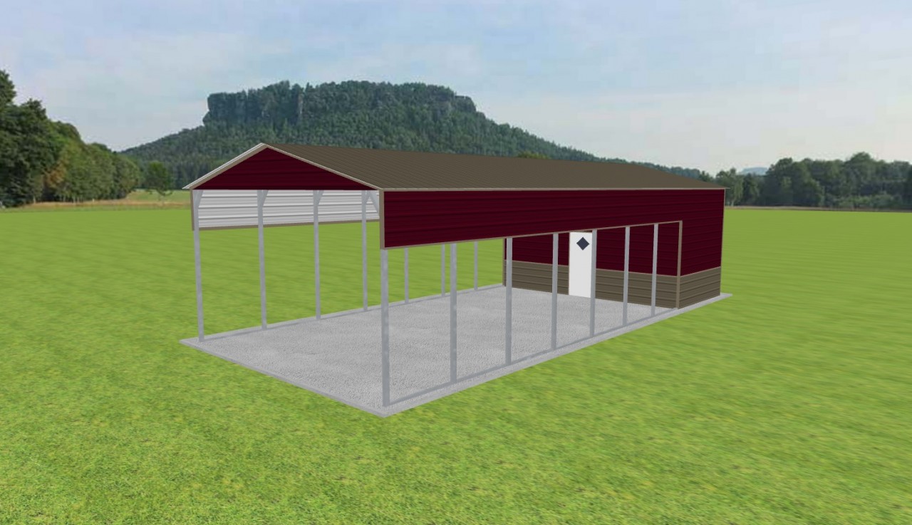 Carport with Storage 20 x 45 x 11 — photo 1