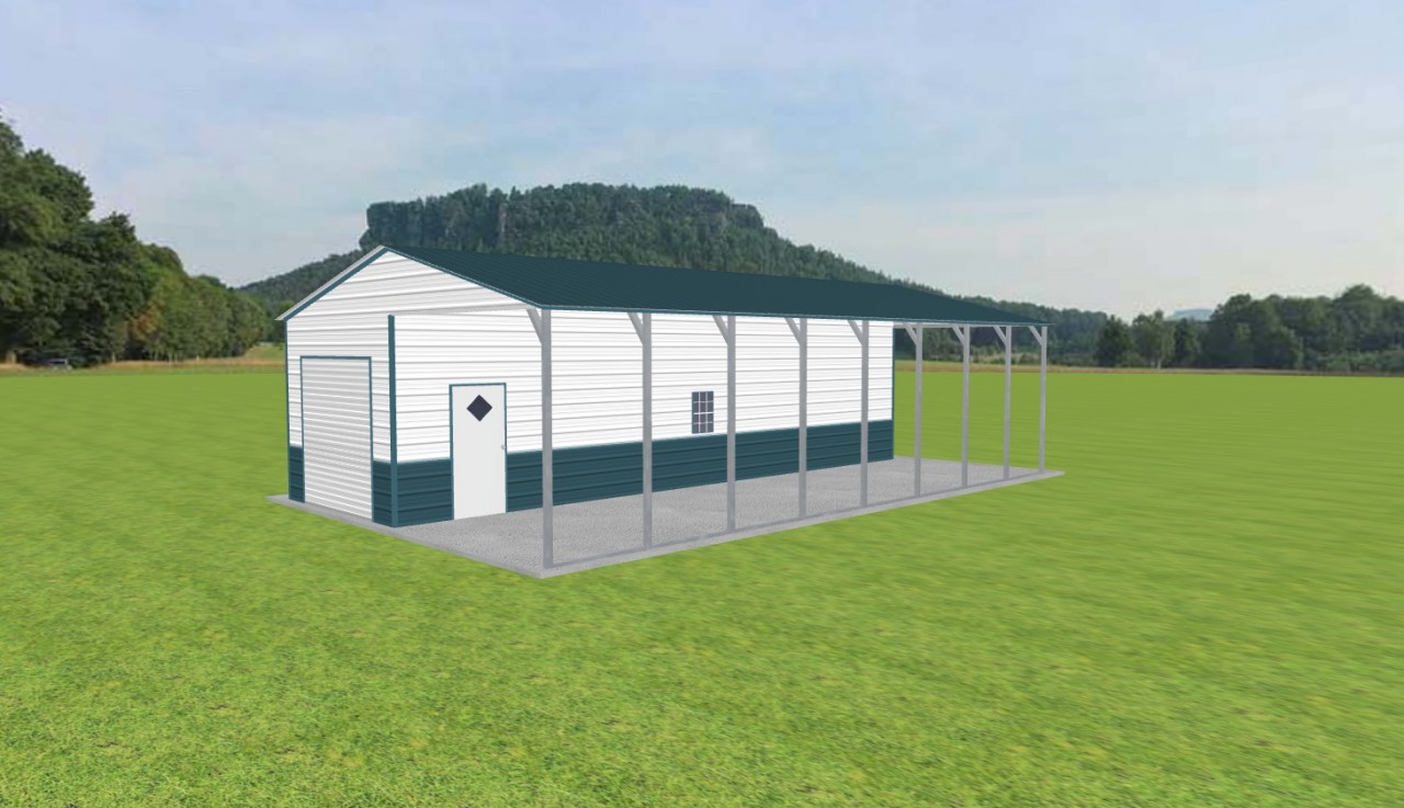 Carport with Storage 24 x 40 x 10 — photo 1