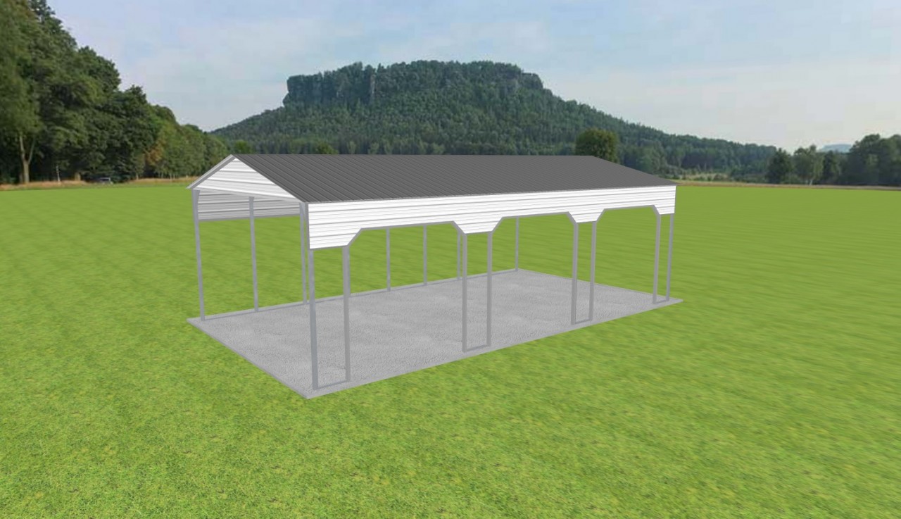 3 Car Carport 22 x 40 x 12 — photo 1