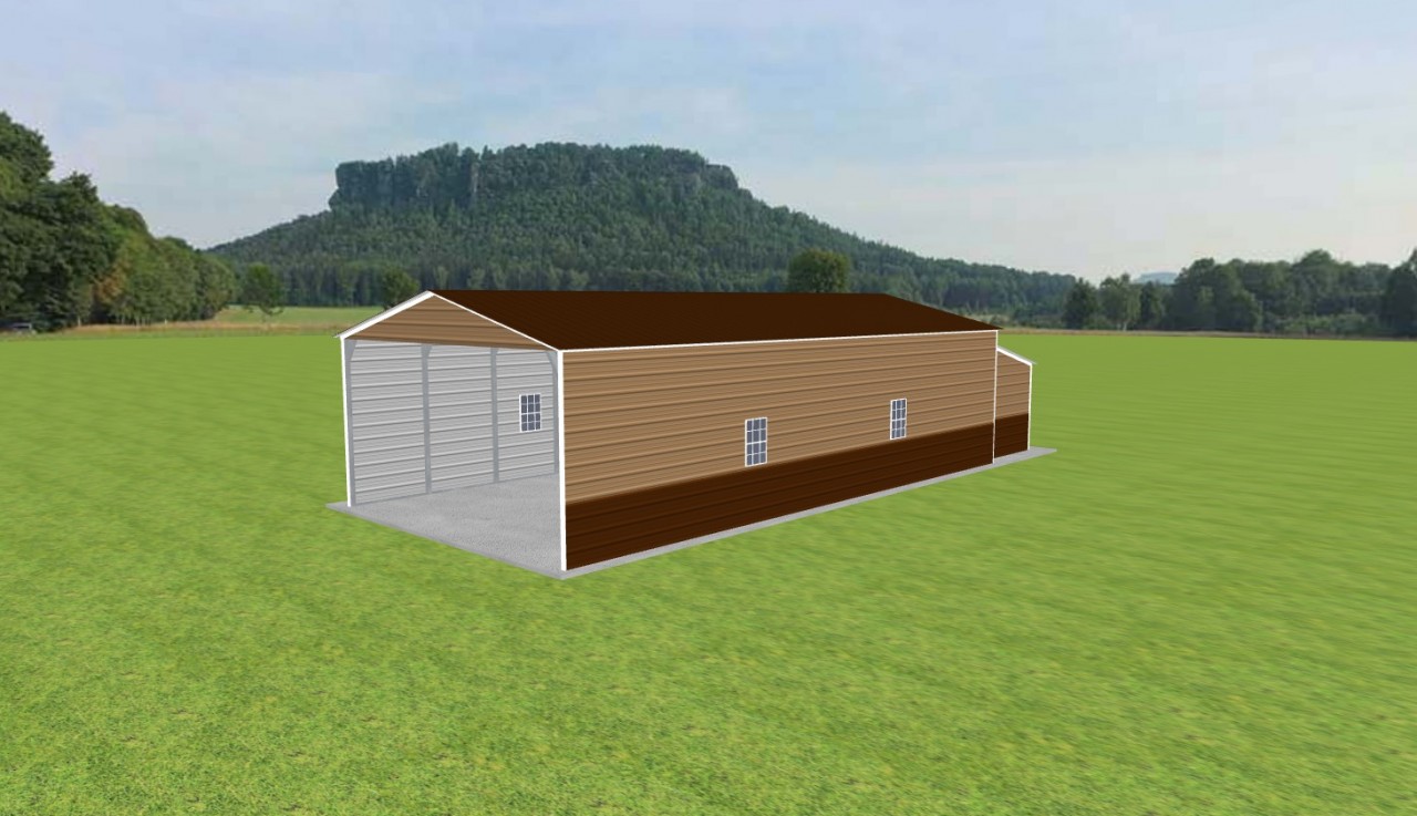 Carport with Storage 20 x 40 x 10 — photo 1