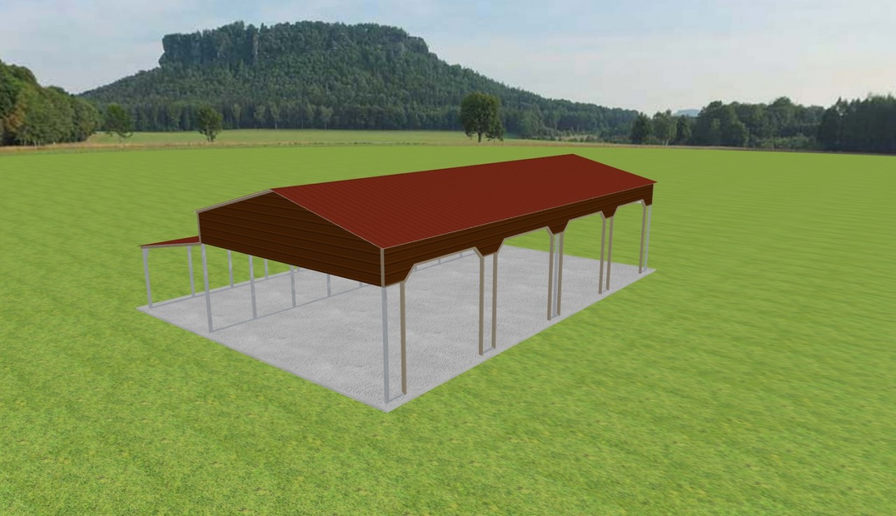 Carport 24 x 50 x 12 — photo 1