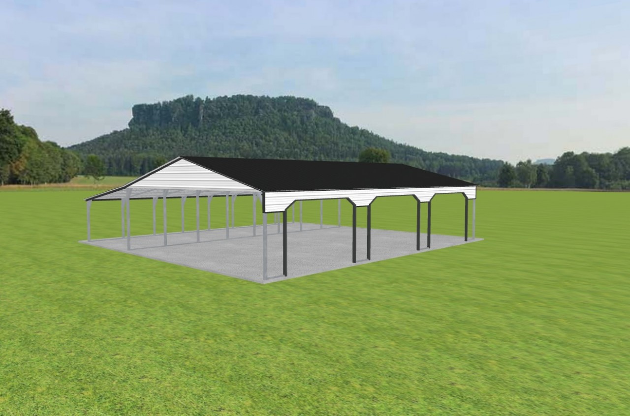 3 Car Carport 26 x 40 x 8 — photo 1