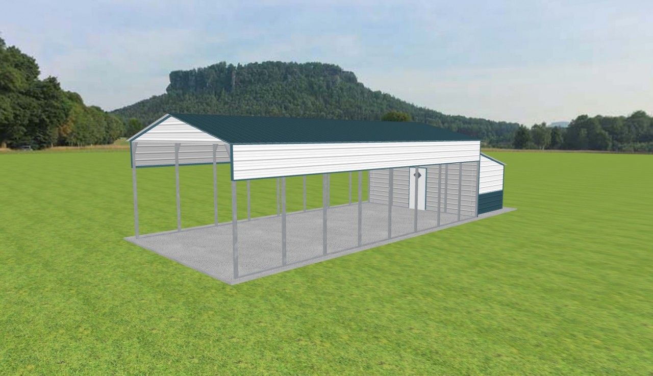 Carport with Storage 20 x 40 x 11 — photo 1