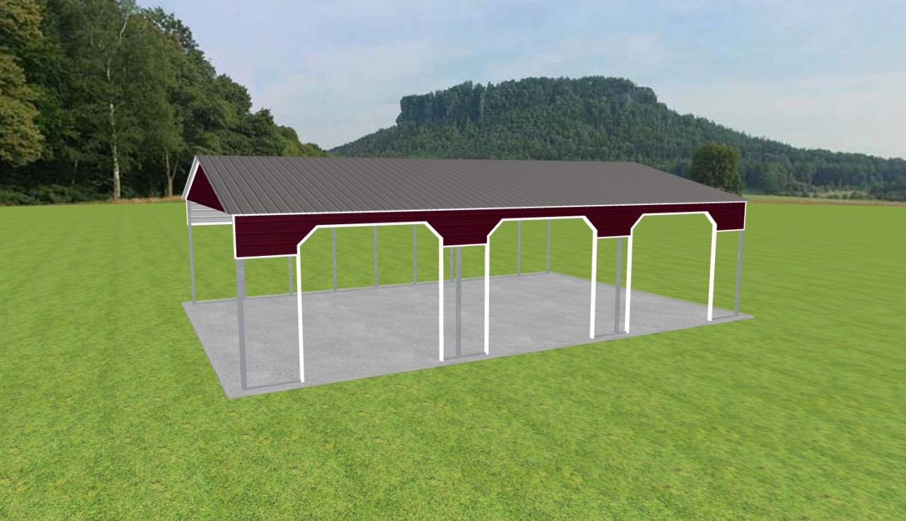 3 Car Carport 30 x 45 x 11 — photo 1