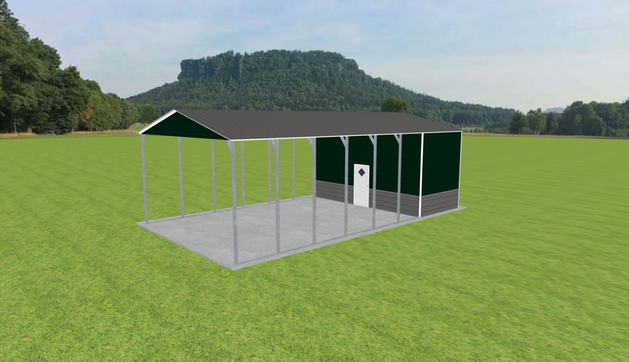 Carport with Storage 22 x 40 x 12 — photo 1