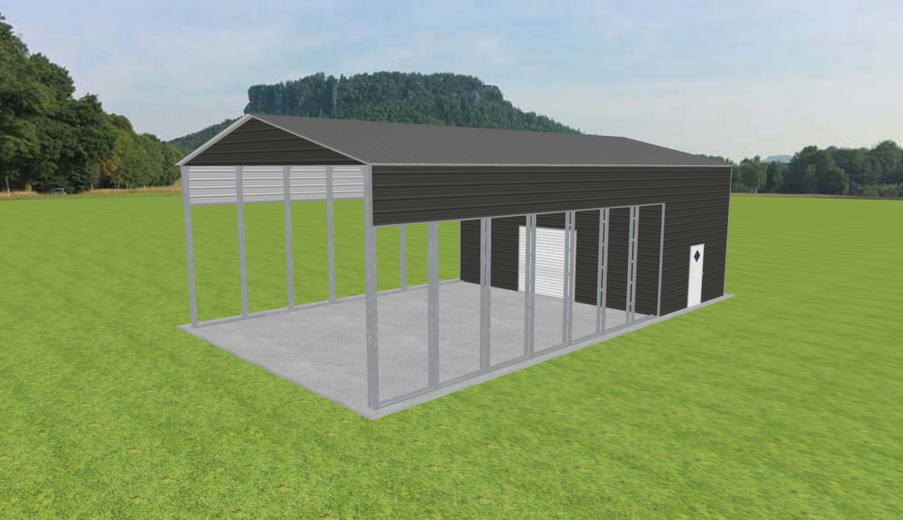 Carport with Storage 28 x 50 x 15 — photo 1