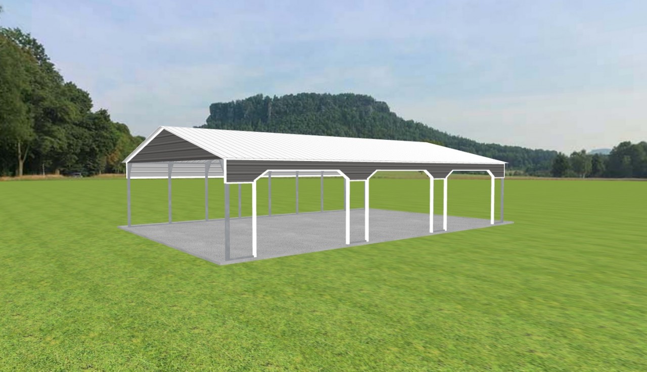 3 Car Carport 26 x 40 x 8 — photo 1