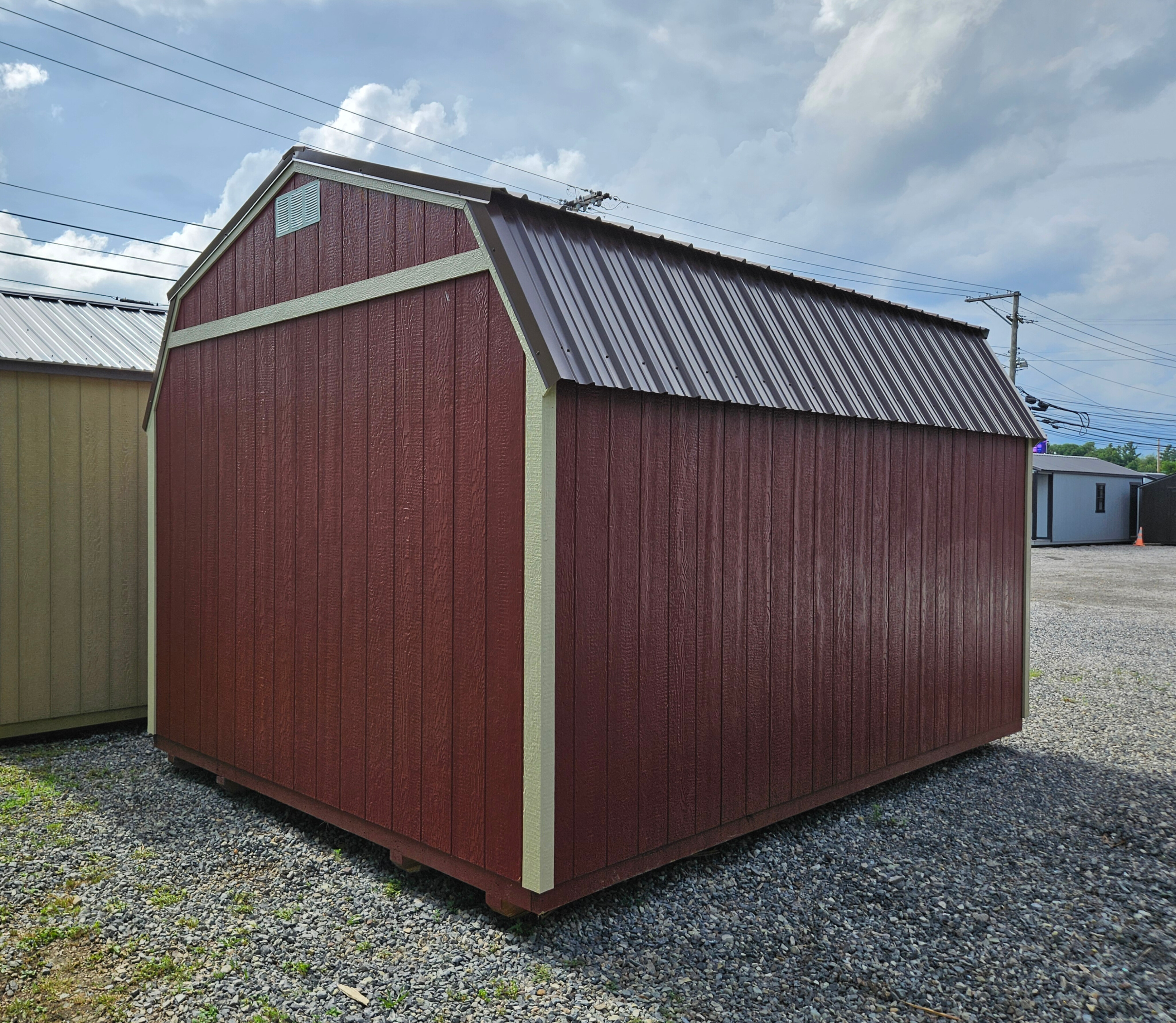 Thumbnail 2 for 12 x 16 Lofted Barn (Low Wall)
